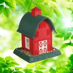 Northstates Red Barn Birdfeeder, 9081