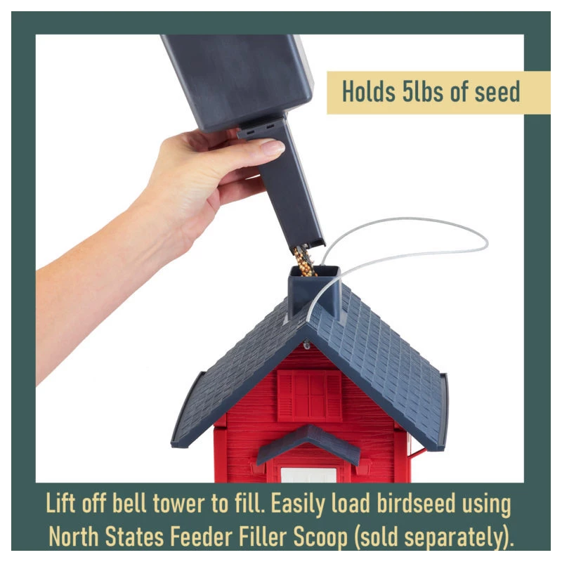 Northstates School House Birdfeeder, 9084 3 Northstates School House Birdfeeder, 9084 - Image 3