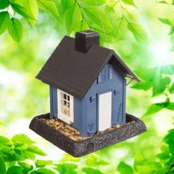 Northstates Blue Cottage Birdfeeder, 9085W