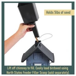 Northstates Blue Cottage Birdfeeder, 9085W -Pets Sales Store sftp a s assets20210628000000024