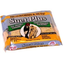Wildlife Sciences Suet Plus Mealworms & Nuts, 11 OZ, 212