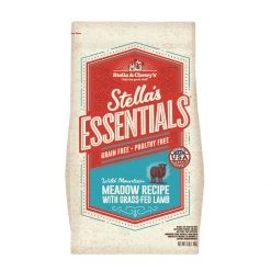 Stella & Chewy's Essentials - Grain-Free Wild Mountain Meadow Recipe with Grass-Fed Lamb, K-SE-LL-3, 3 LB Bag