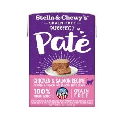 Stella & Chewy's Cat Purrfect Pate Chicken & Salmon Medley, CAT-PP-CHSM-5.5, 5.5 OZ Box