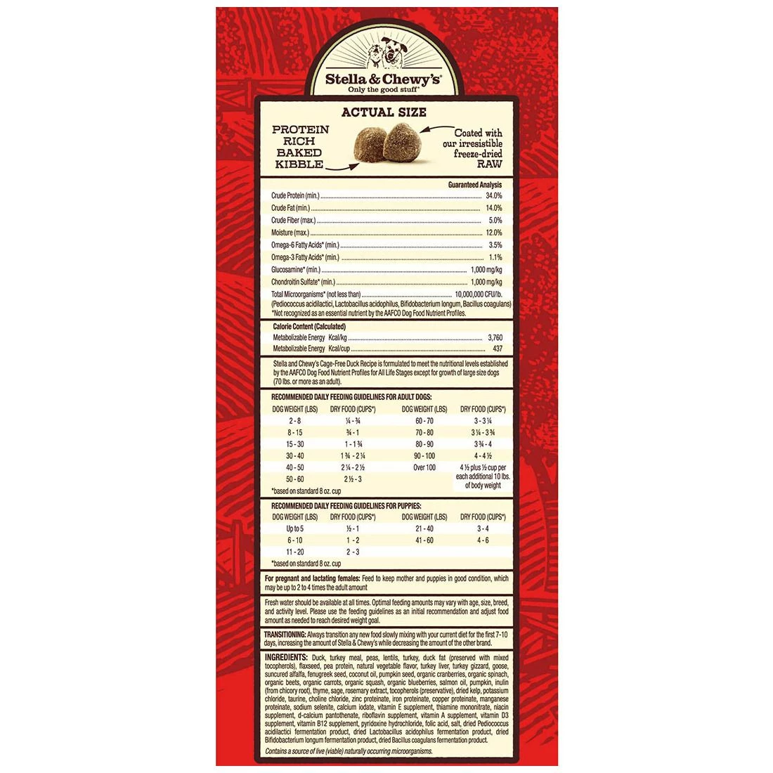 Stella & Chewy's Raw Coated Kibble Chicken, K-RCC-22, 25 LB Bag 2 Stella & Chewy's Raw Coated Kibble Chicken, K-RCC-22, 25 LB Bag - Image 2