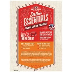 Stella & Chewy's Essentials - Grass-Fed Beef & Ancient Grains Recipe, K-SE-BG-25, 25 LB Bag -Pets Sales Store sftp a s assets20210702000000076