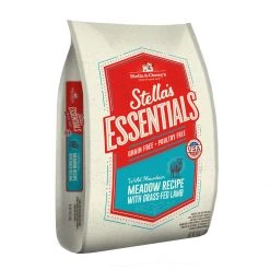 Stella & Chewy's Essentials - Grain-Free Wild Mountain Meadow Recipe with Grass-Fed Lamb, K-SE-LL-25, 25 LB Bag