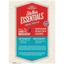 Stella & Chewy's Essentials - Grain-Free Wild Mountain Meadow Recipe with Grass-Fed Lamb, K-SE-LL-25, 25 LB Bag -Pets Sales Store sftp a s assets20210702000000082