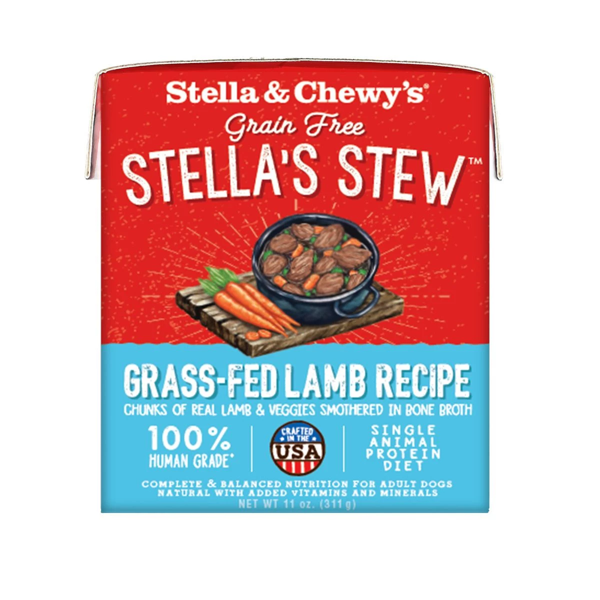 Stella & Chewy's Stew - Grass Fed Lamb Recipe, SS-L-11, 11 OZ Box 1 Stella & Chewy's Stew - Grass Fed Lamb Recipe, SS-L-11, 11 OZ Box
