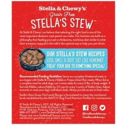 Stella & Chewy's Stew - Grass Fed Lamb Recipe, SS-L-11, 11 OZ Box 7 Stella & Chewy's Stew - Grass Fed Lamb Recipe, SS-L-11, 11 OZ Box -Pets Sales Store sftp a s assets20210702000000095