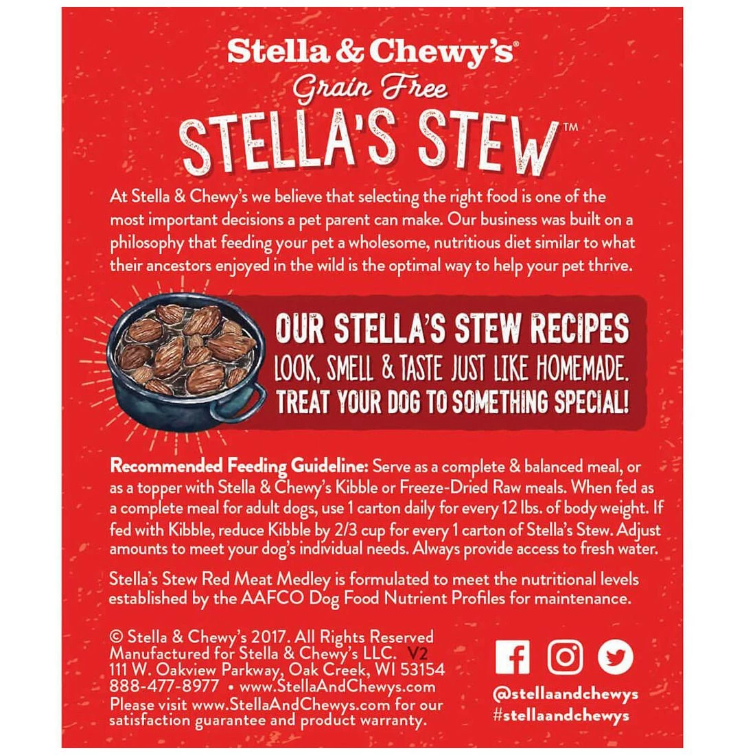 Stella & Chewy's Stew - Red Meat Medley, SS-RMM-11, 11 OZ Box 4 Stella & Chewy's Stew - Red Meat Medley, SS-RMM-11, 11 OZ Box - Image 4
