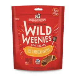 Stella & Chewy's Wild Weenies - Chicken Recipe, WW-CH-3.25, 3.25 OZ Bag