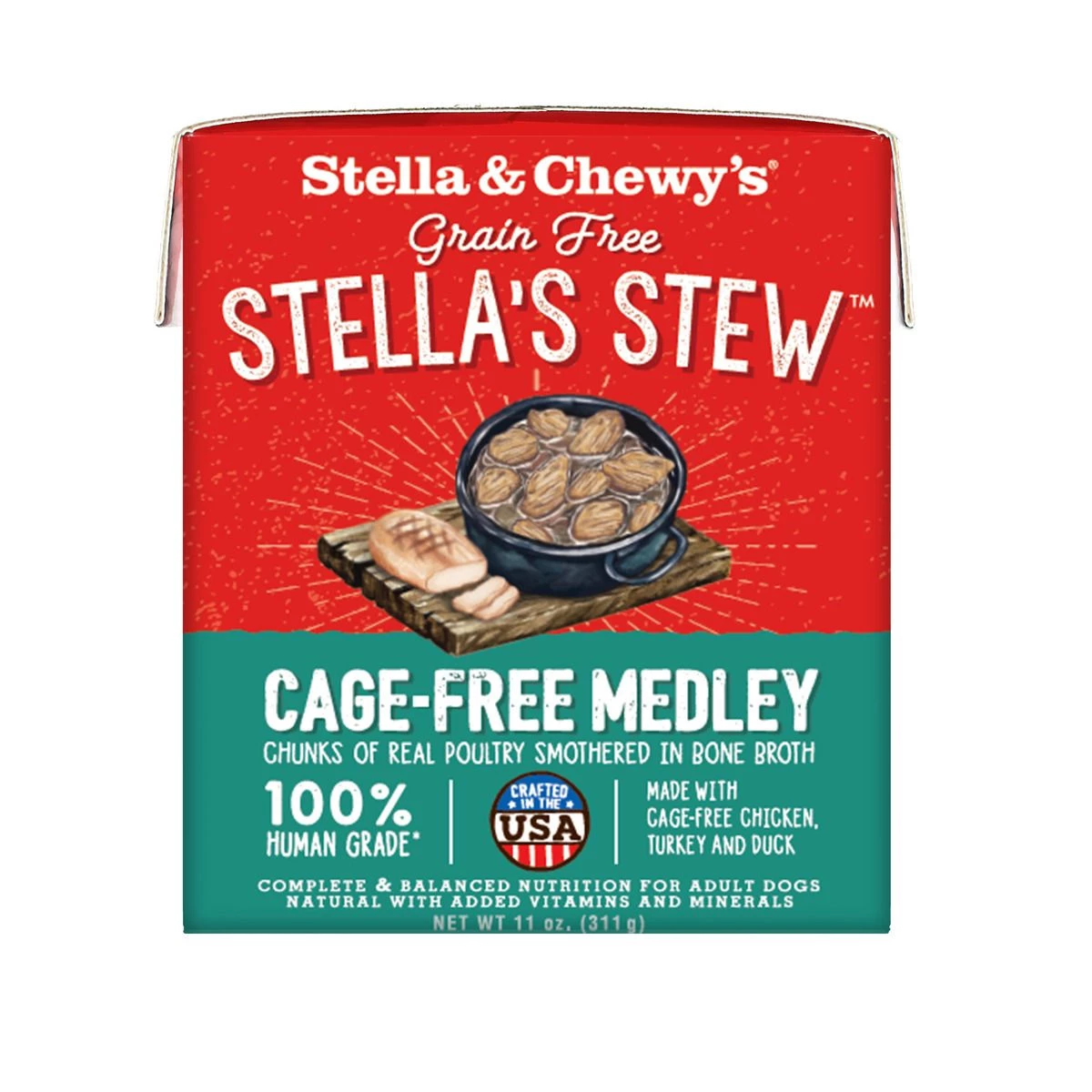 Stella & Chewy's Stem - Cage Free Medley, SS-CFM-11, 11 OZ Box 1 Stella & Chewy's Stem - Cage Free Medley, SS-CFM-11, 11 OZ Box