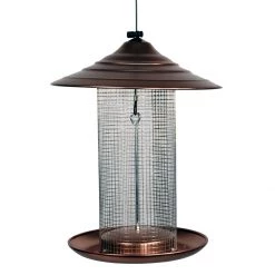 WoodLink Copsun Brushed Copper Sunflower Screen Feeder, 24510