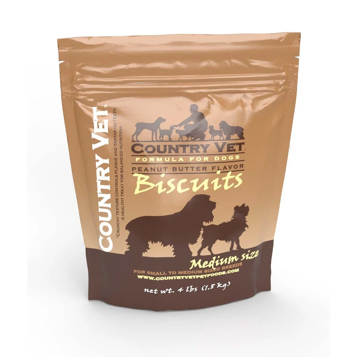Country Vet Peanut Butter Biscuits - Medium, P1065, 4 LB 1 Country Vet Peanut Butter Biscuits - Medium, P1065, 4 LB