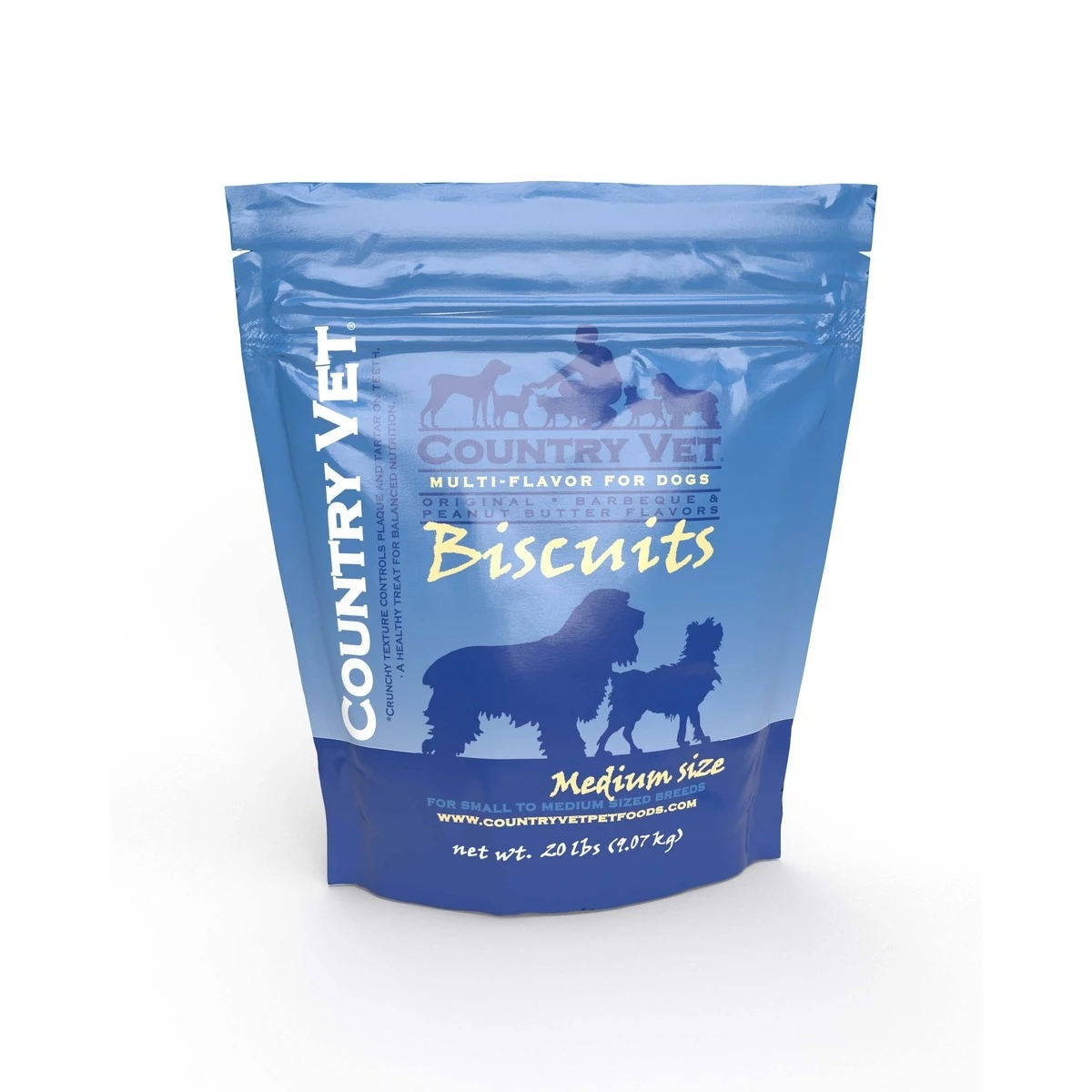Country Vet Multi Flavored Biscuits - Medium, P1070, 20 LB 1 Country Vet Multi Flavored Biscuits - Medium, P1070, 20 LB
