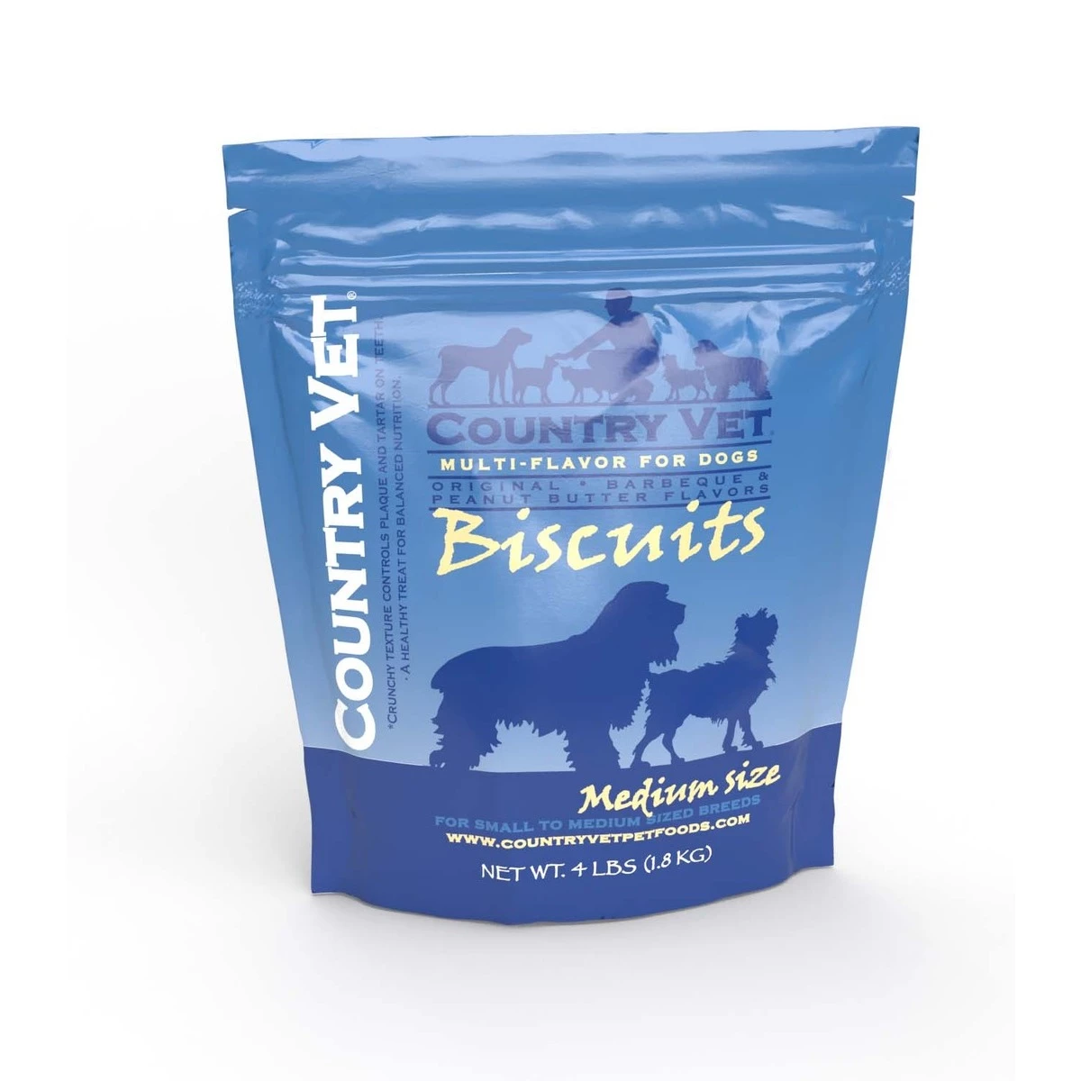 Country Vet Multi Flavored Biscuits - Medium, P1075, 4 LB 1 Country Vet Multi Flavored Biscuits - Medium, P1075, 4 LB