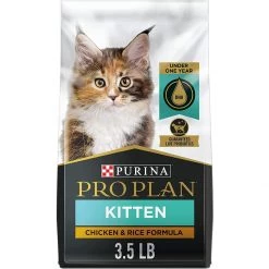 Pro Plan Cat Food Chicken & Rice, 3.5 LB Bag
