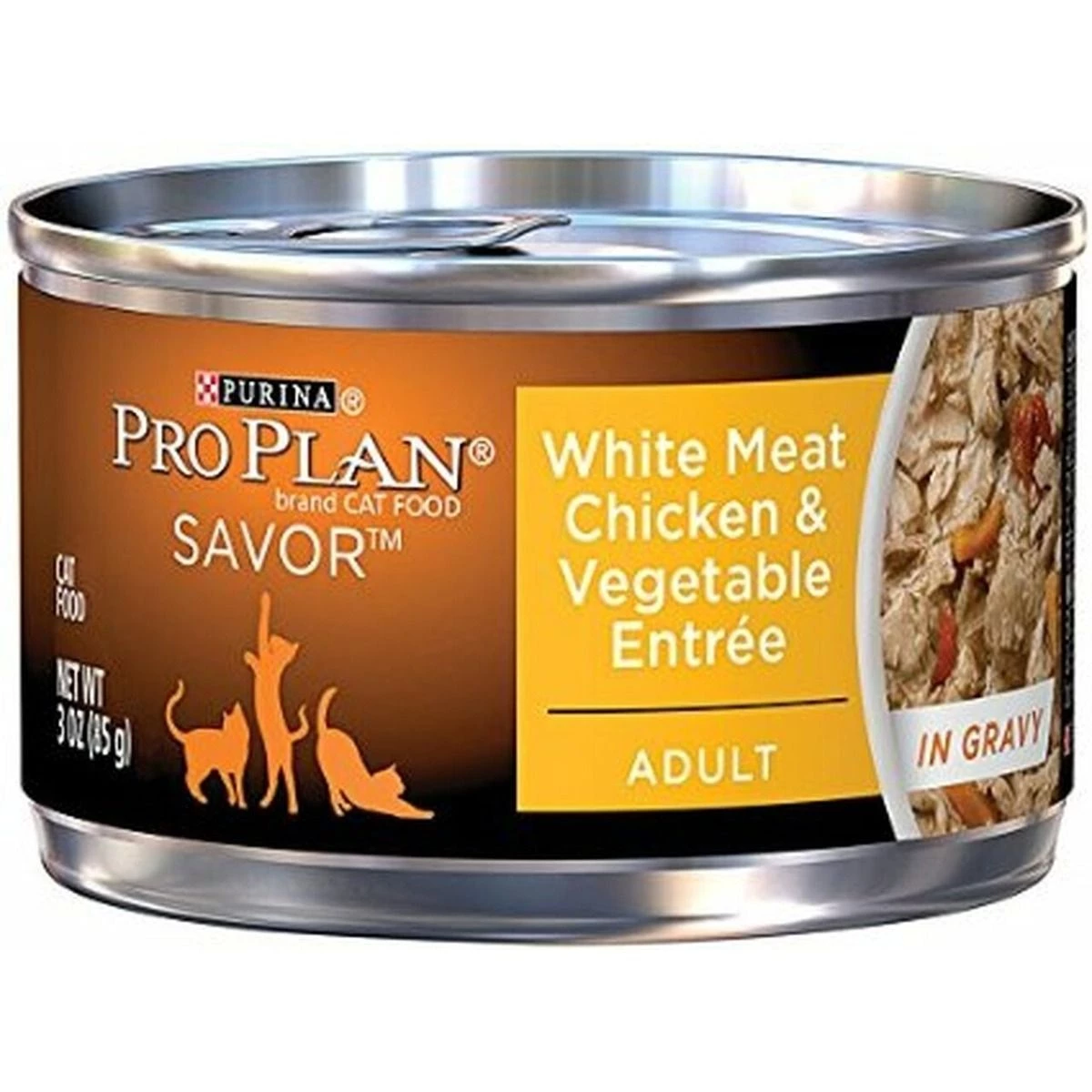 Pro Plan Cat Food White Meat Chicken & Vegetable, 3 OZ Can 1 Pro Plan Cat Food White Meat Chicken & Vegetable, 3 OZ Can