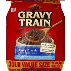 Gravy Train Beefy Classic Cat Food, 7910027622, 35 LB Bag