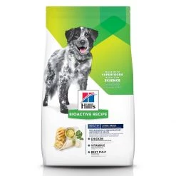 Hill's Bioactive Recipe Adult 6+ Large Breed Thrive + Vigor Chicken & Brown Rice Dry Dog Food, 603755, 22.5 LB Bag