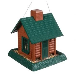 Northstates Log Cabin Birdfeeder, 9083W -Pets Sales Store sftp a s assets20211217000000013