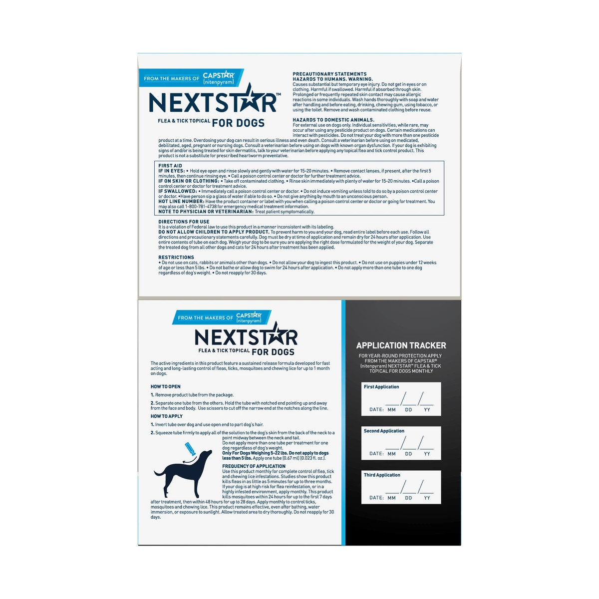 Nextstar Flea & Tick SO Dog 5-22 LB, 3-Count, 60101 3 Nextstar Flea & Tick SO Dog 5-22 LB, 3-Count, 60101 - Image 3