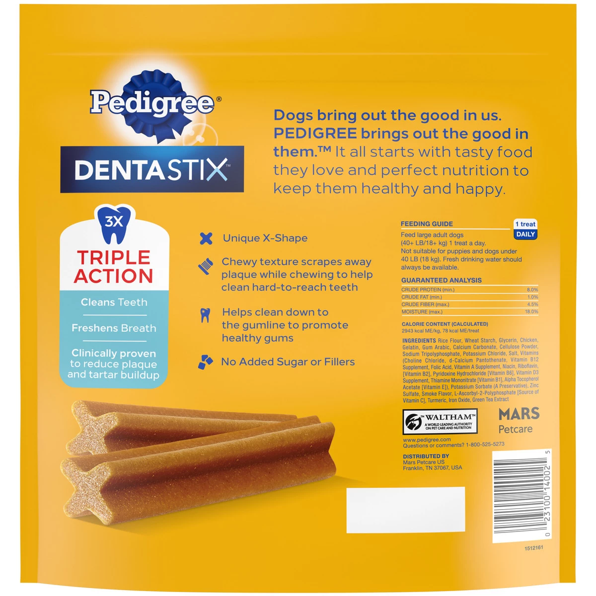 Dentastix Dental Treats Original Flavor Dental Bones for Large Dogs, 32-Count, 474-446-15 2 Dentastix Dental Treats Original Flavor Dental Bones for Large Dogs, 32-Count, 474-446-15 - Image 2
