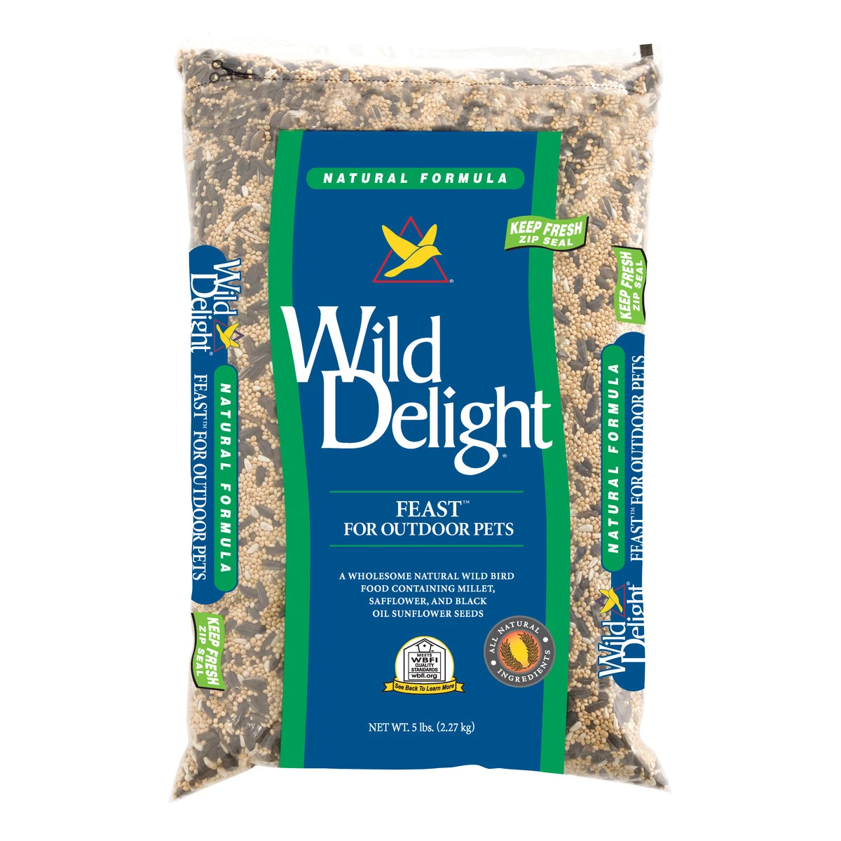 Wild Delight Feast for Wild Birds, 371050, 5 LB Bag 1 Wild Delight Feast for Wild Birds, 371050, 5 LB Bag