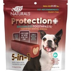 Ark Naturals Protection+ Brushless Toothpaste Small Size Dog, 45000, 12 OZ Bag
