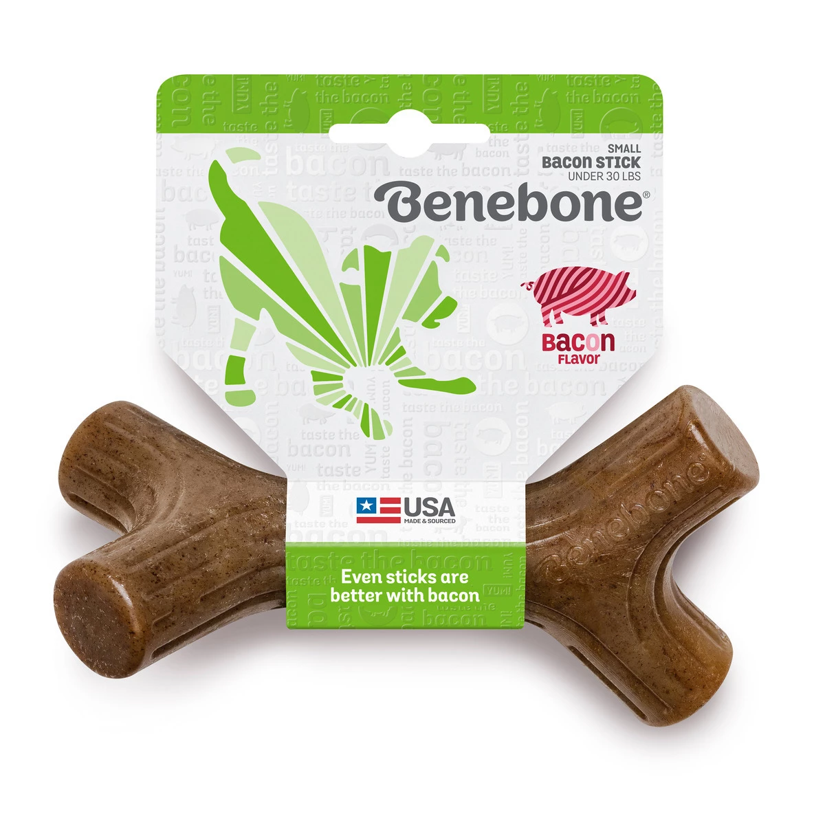 Benebone Bacon Stick Small, 811300 1 Benebone Bacon Stick Small, 811300