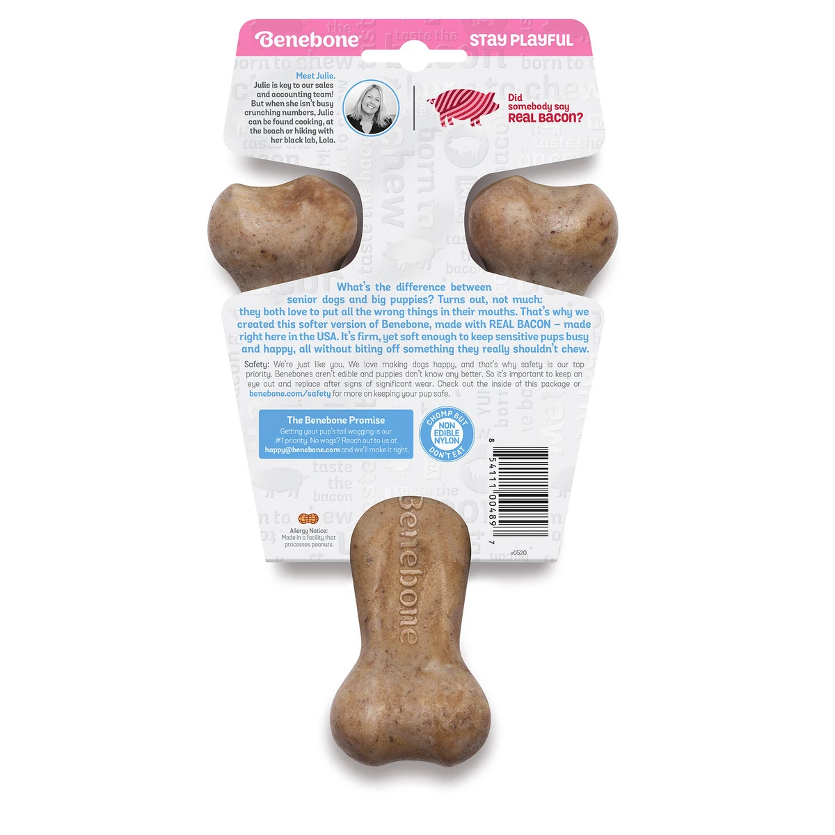 Benebone Puppy Wishbone Bacon Medium, 809600 4 Benebone Puppy Wishbone Bacon Medium, 809600 - Image 4