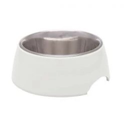 Retro Bowl Pet Bowl, Ice White, Large, 7141