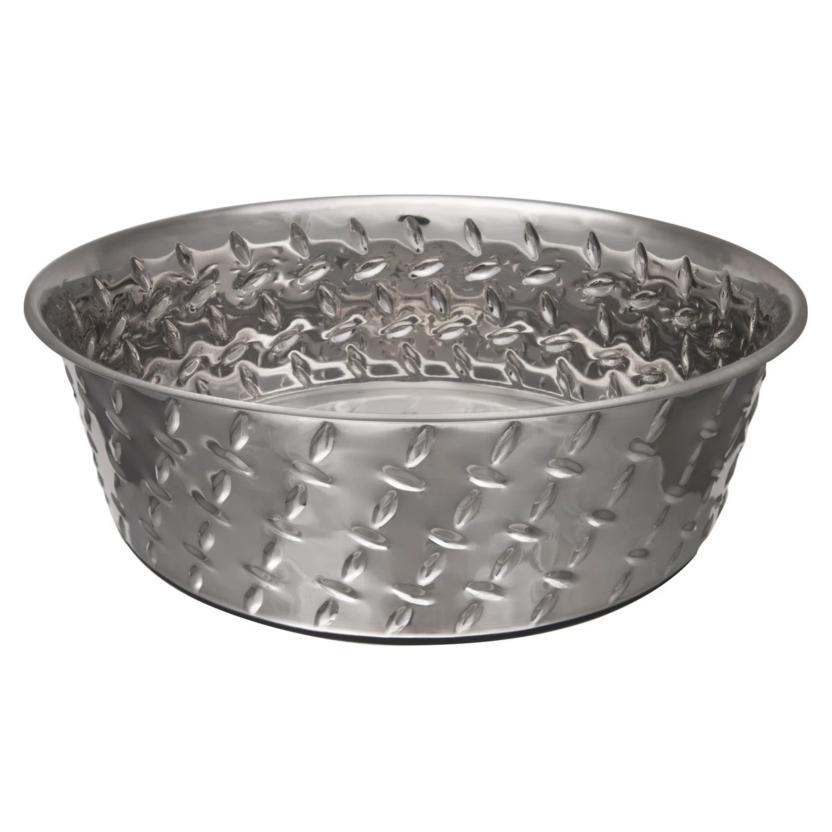 Ruff N' Tuff 3 Quart Diamond Plated Pet Bowl, 7257 1 Ruff N' Tuff 3 Quart Diamond Plated Pet Bowl, 7257